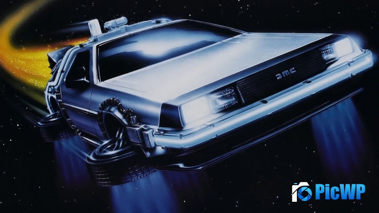 DMC DeLorean Back to the Future 4K PC Wallpaper