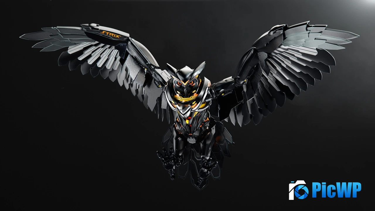 Asus STRIX Owl Dark 4K PC Wallpaper