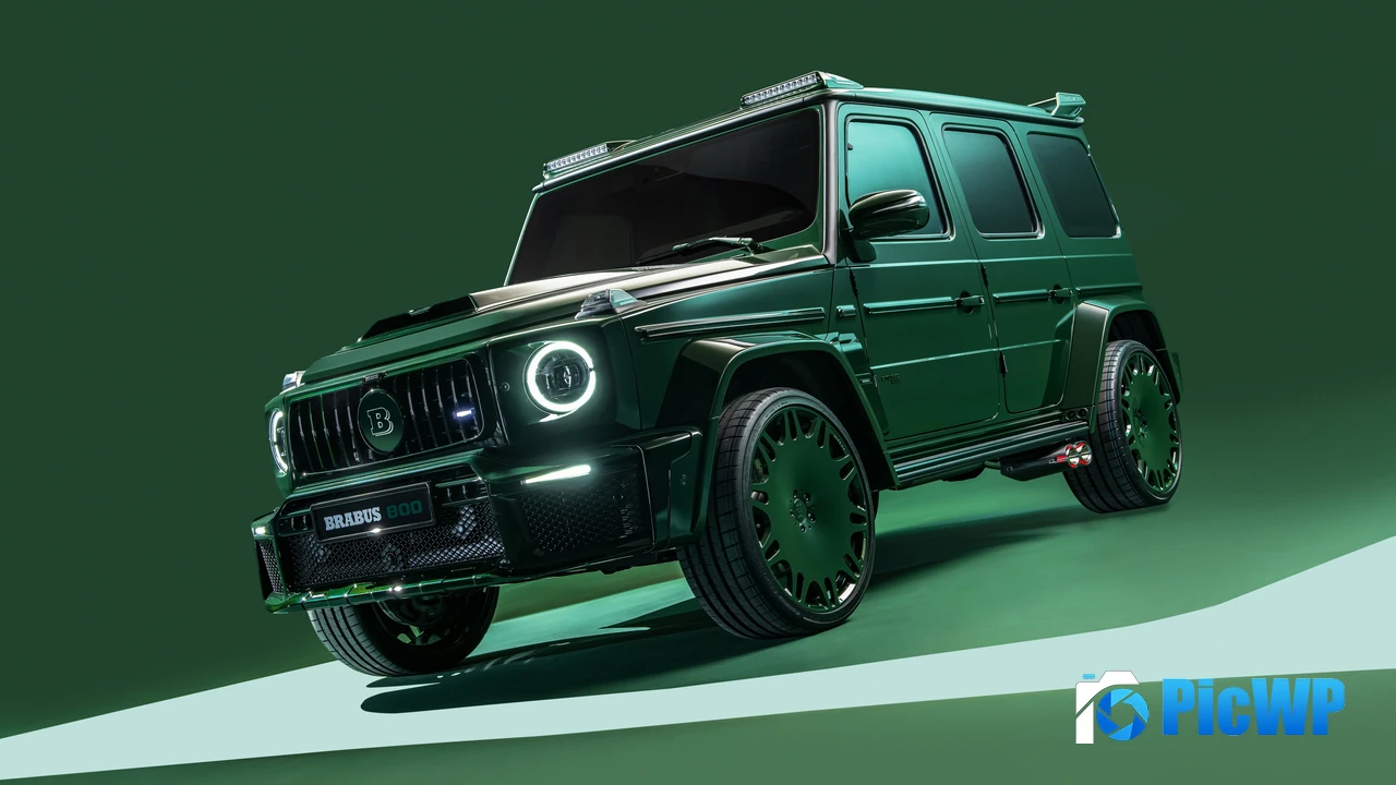Brabus 800 Mean Green 4K PC Wallpaper