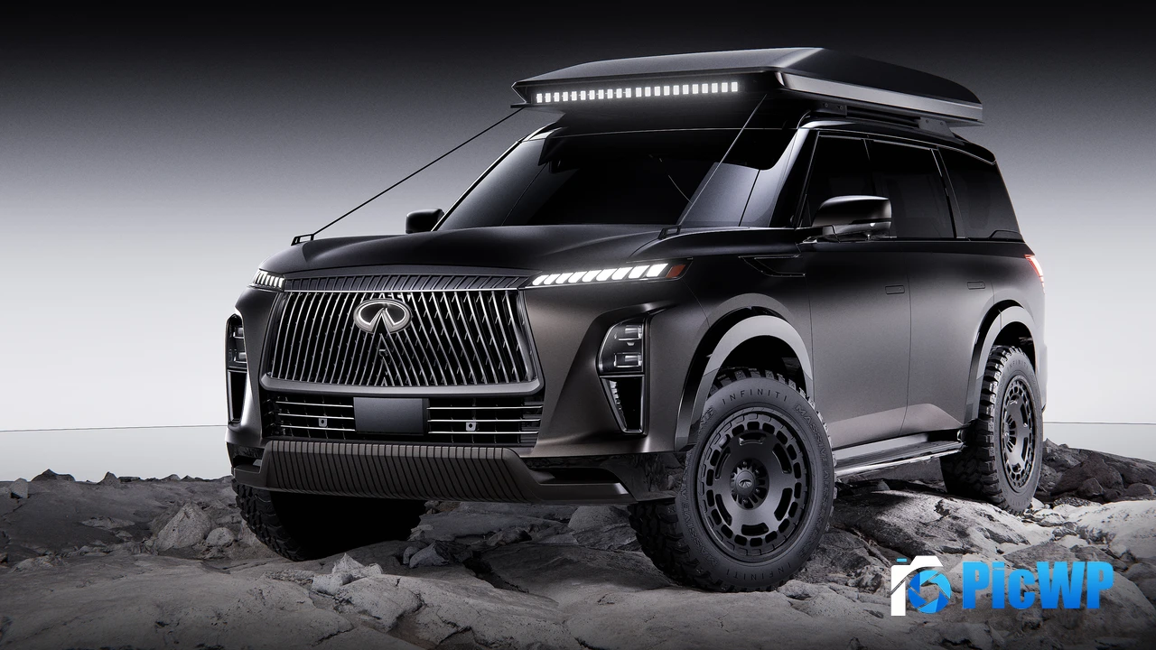 Infiniti QX80 Terrain Spec Concept 2025 4K PC Wallpaper