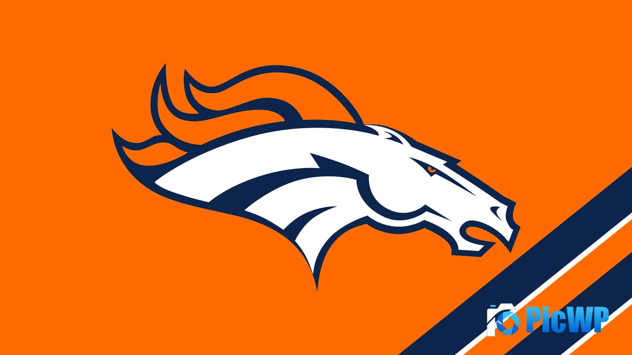 Denver Broncos Minimalist 4K PC Wallpaper