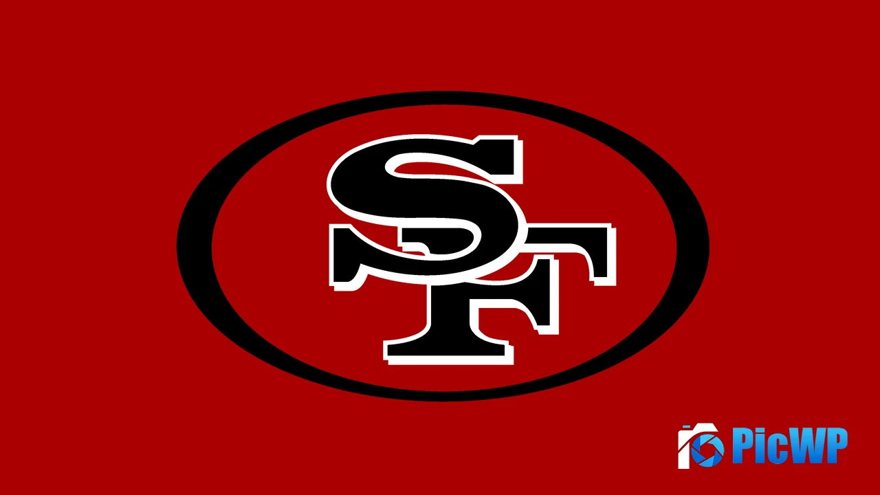 San Francisco 49ers Red background 4K PC Wallpaper