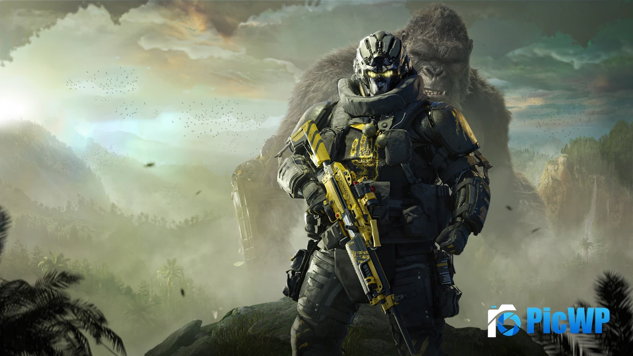Godzilla x Kong: The New Empire Call of Duty Warzone 4K PC Wallpaper