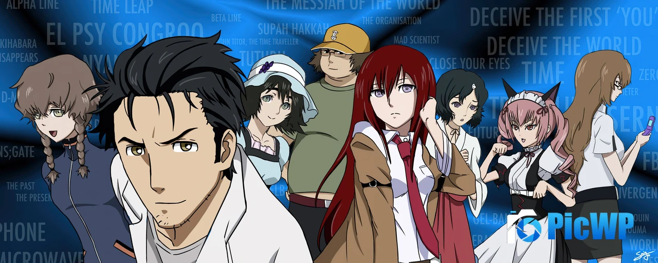 Steins;Gate Ultrawide 6K Wide Wallpaper