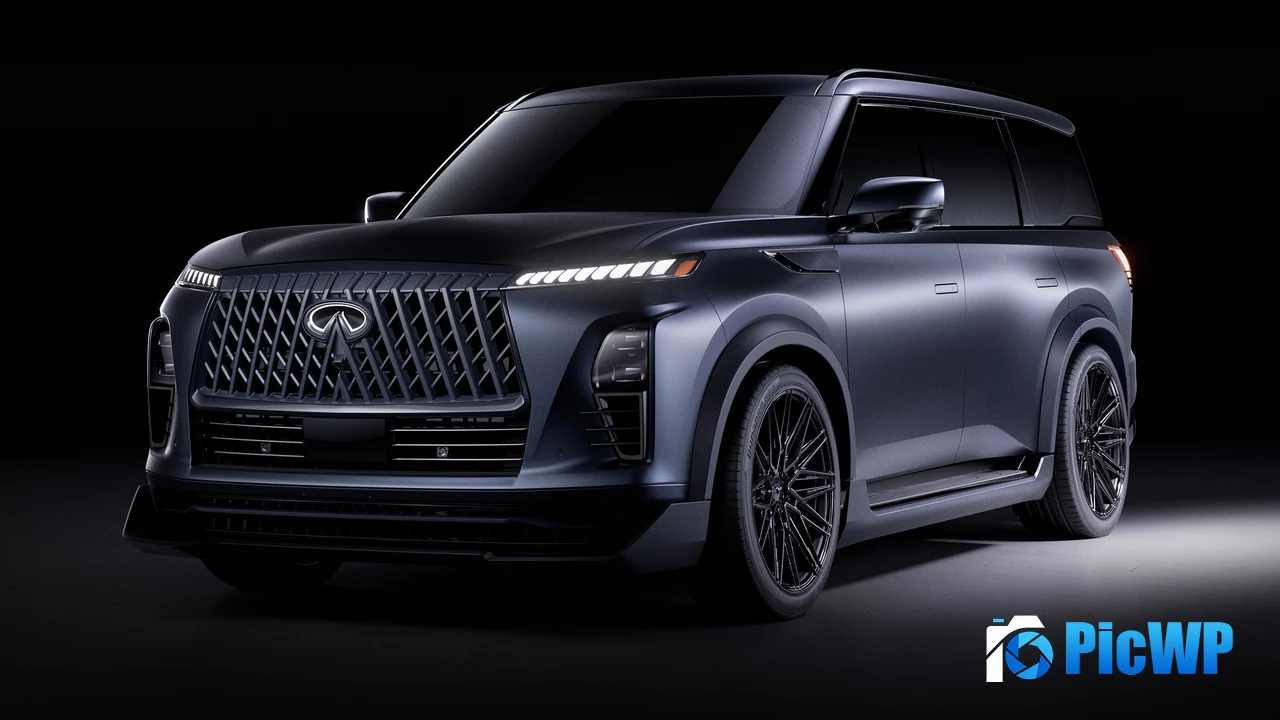 Infiniti QX80 Track Spec Concept 2025 4K PC Wallpaper