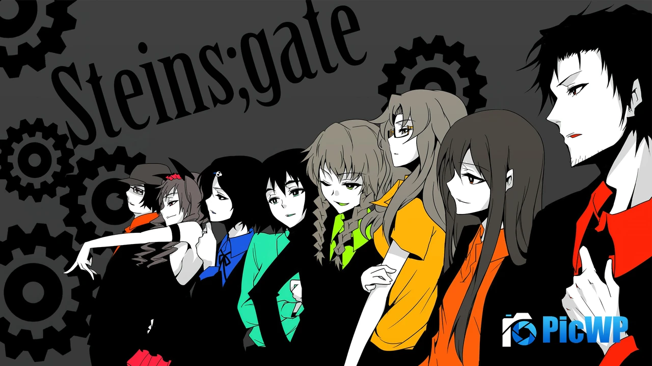 Steins;Gate Character art 4K PC Wallpaper