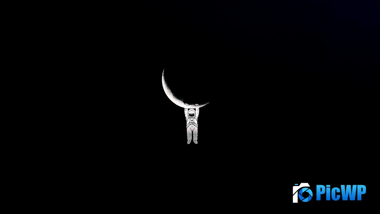 Astronaut Hanging 4K PC Wallpaper