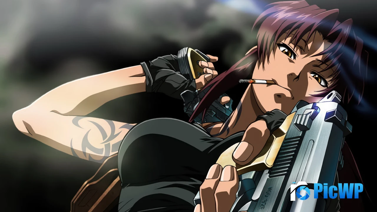 Revy Smoking 4K PC Wallpaper