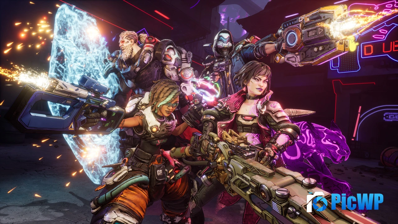 Borderlands 4 Red background 4K PC Wallpaper