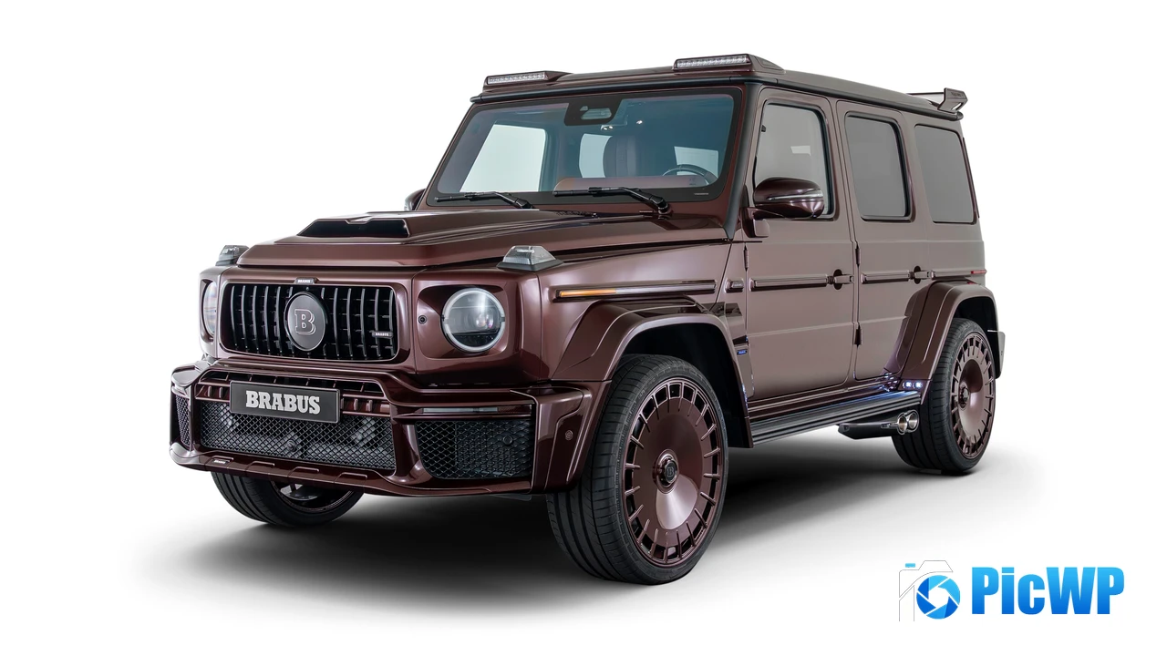 Brabus 800 Deep Red 2025 4K PC Wallpaper