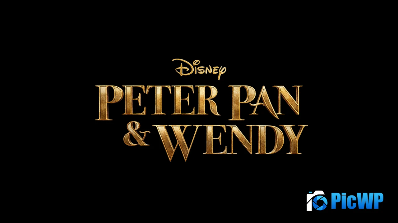 Peter Pan & Wendy Logo 4K PC Wallpaper