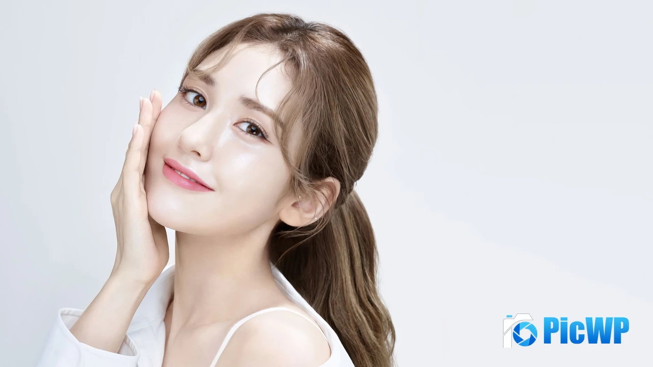 Jeon Somi Smiling 4K PC Wallpaper