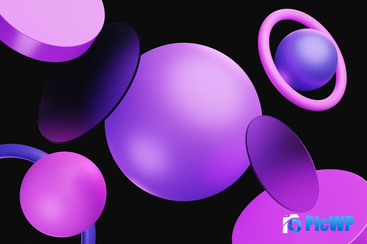 Spheres Shapes 3K PC Wallpaper