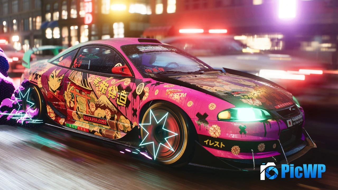 Need for Speed Unbound Racing games 4K PC Wallpaper