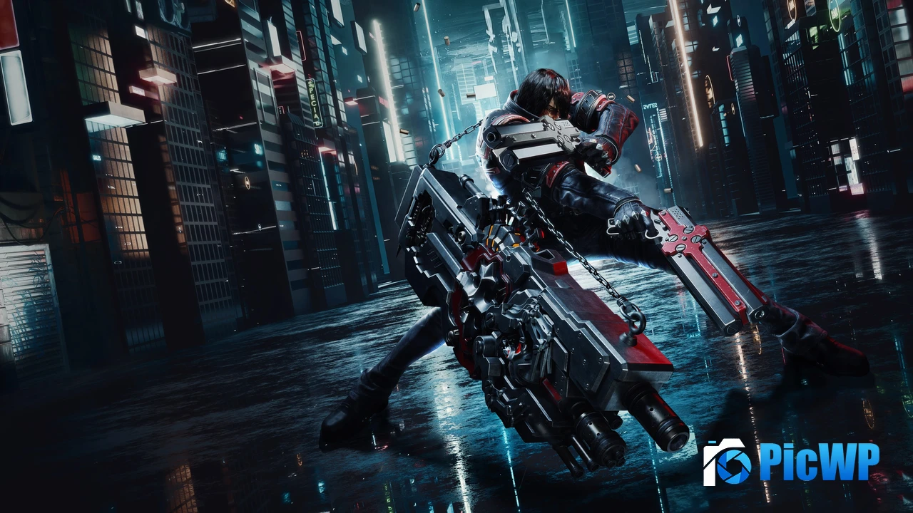Gungrave GORE Unreal Engine 4 4K PC Wallpaper