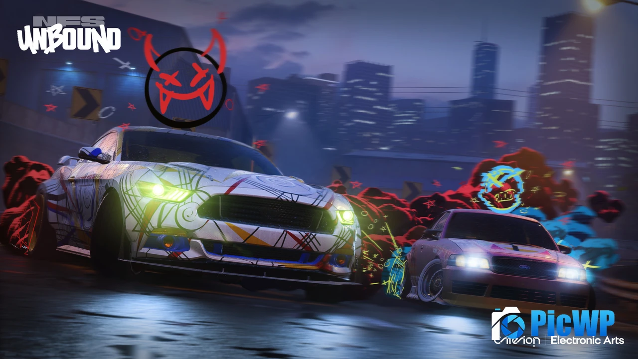 Need for Speed Unbound Ford Mustang GT 4K PC Wallpaper
