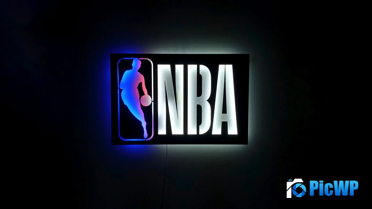 NBA Neon sign 4K PC Wallpaper