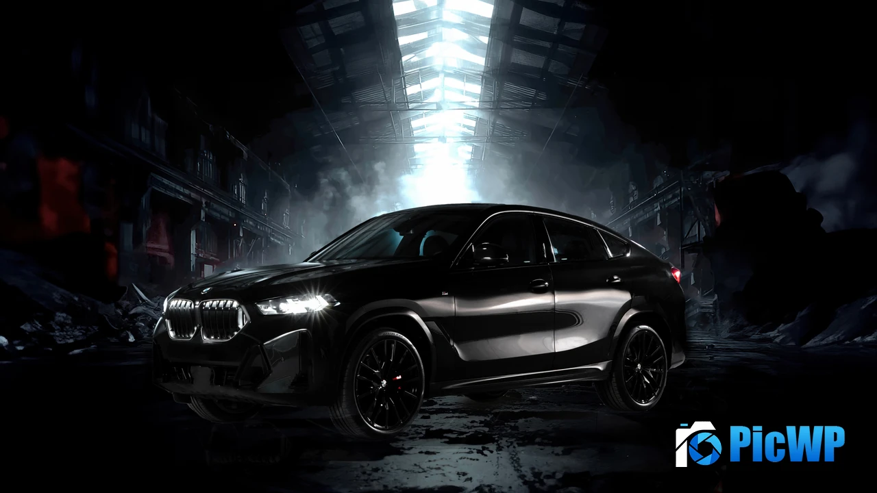 BMW X6 xDrive40i M Sport Dark Edition 2025 4K PC Wallpaper