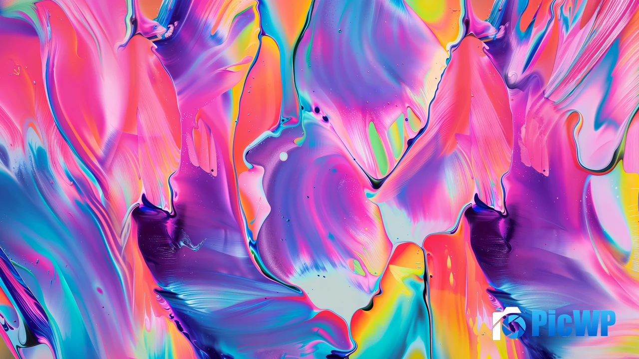 Abstract art Vibrant 4K PC Wallpaper
