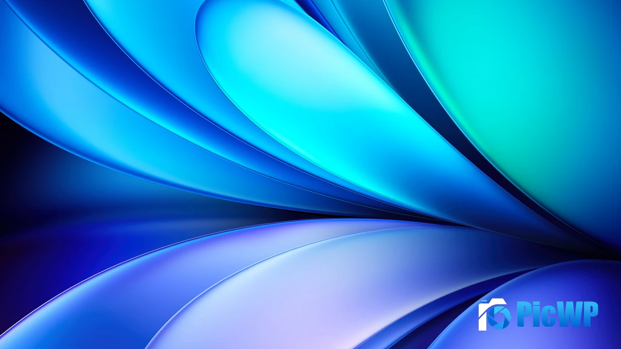 Blue abstract Vivo Pad 4K PC Wallpaper