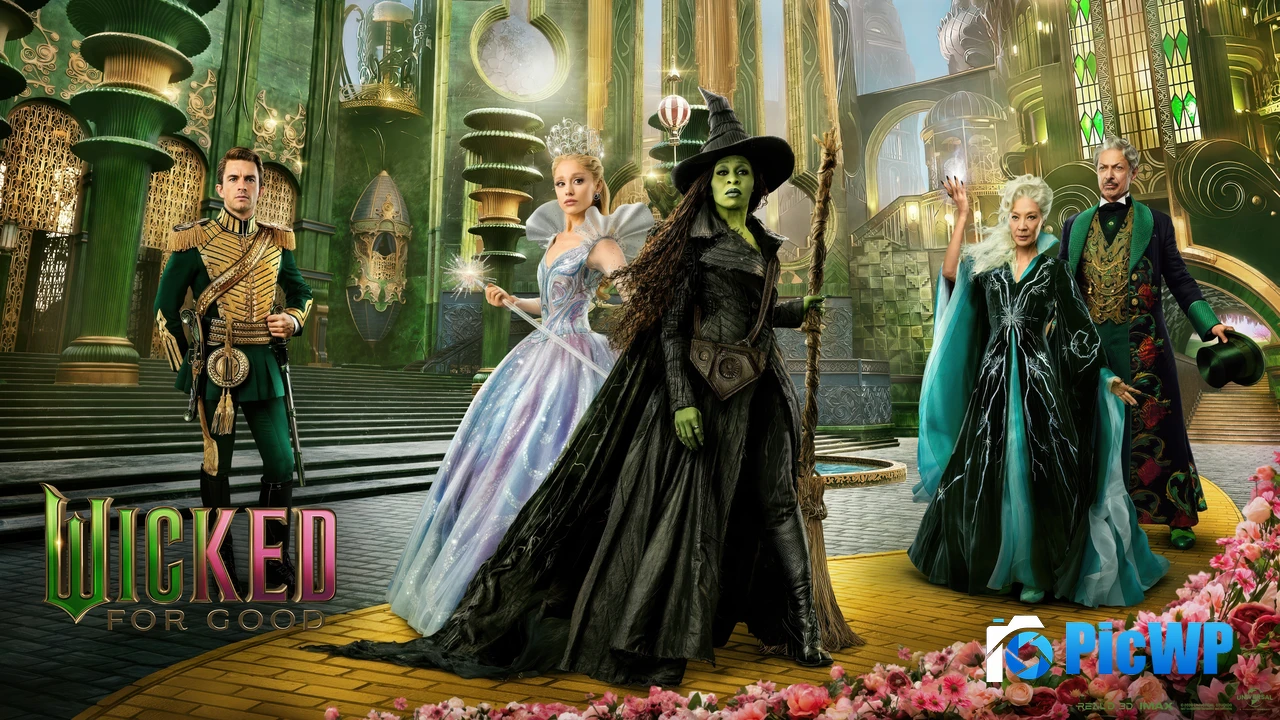 Wicked: For Good Ariana Grande 3K Mobile Wallpaper