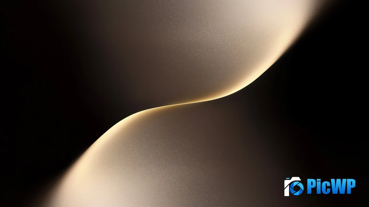 Golden Dark abstract 4K PC Wallpaper