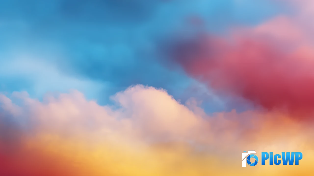 Colorful Sky Clouds 4K PC Wallpaper