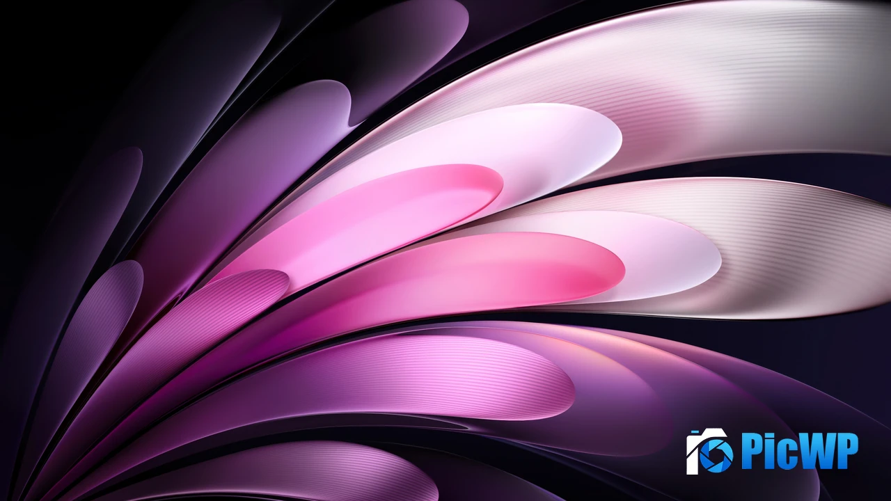 Pink abstract 3D background 4K PC Wallpaper