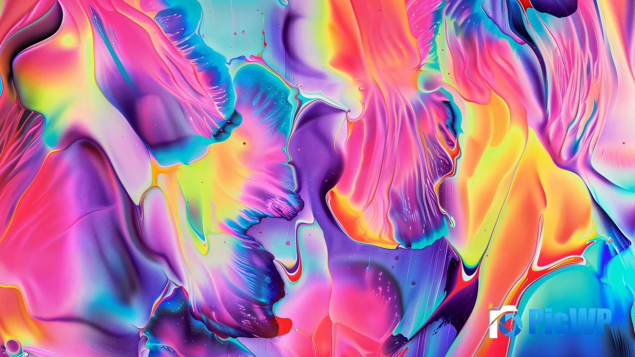 Abstract art Colorful 4K PC Wallpaper