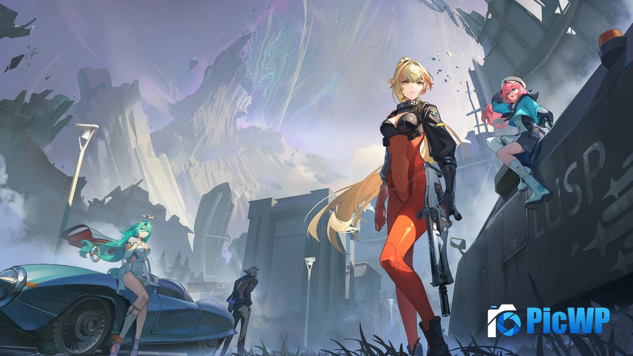 Fate Trigger: The Novita Blue Poison 4K PC Wallpaper