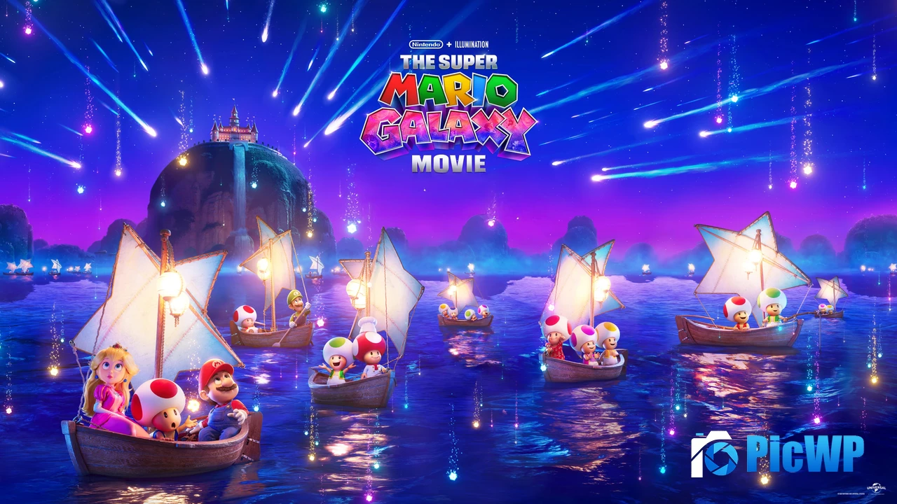 The Super Mario Galaxy Movie Key Art 4K PC Wallpaper