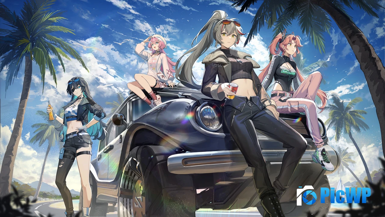 Fate Trigger: The Novita Blue Poison 4K PC Wallpaper
