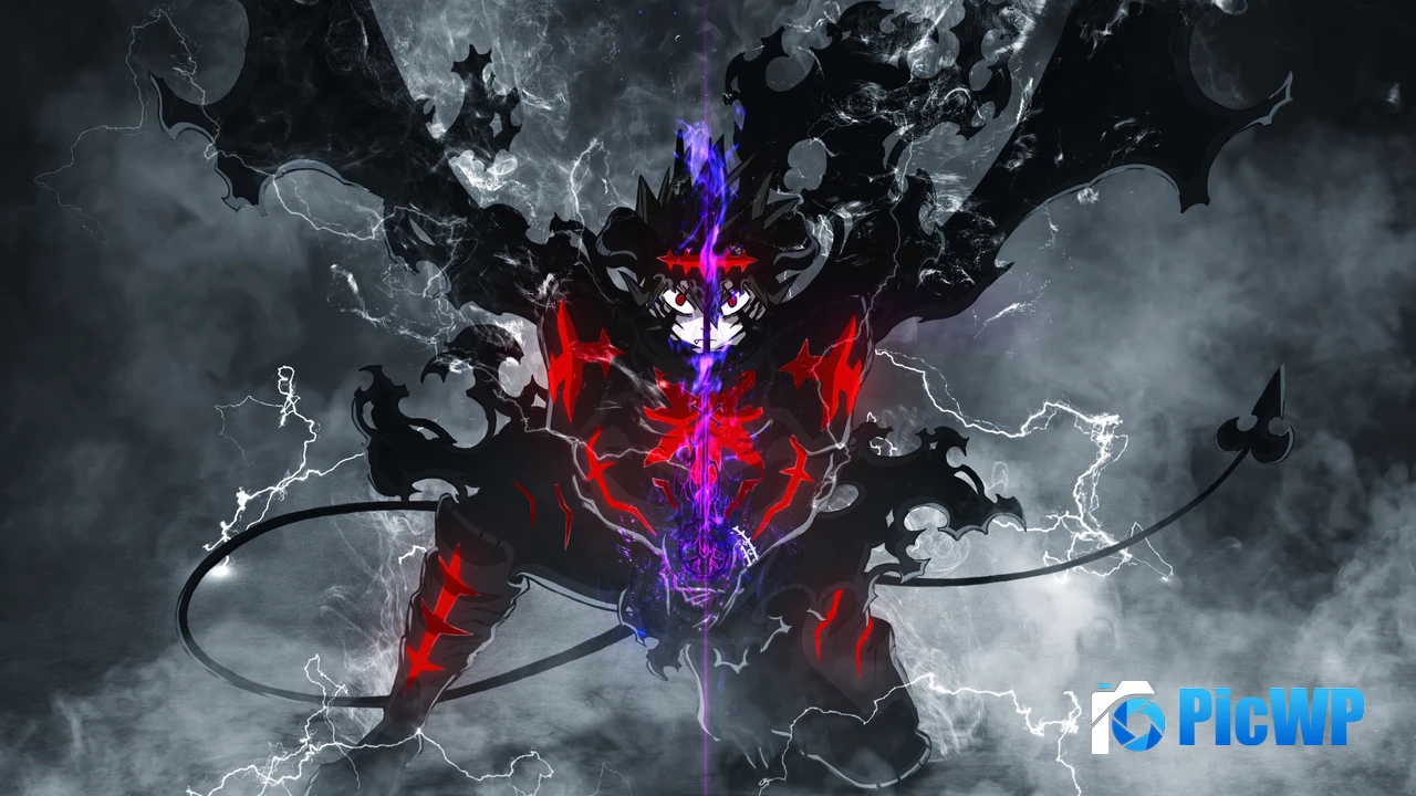 Black Asta Black Clover 4K PC Wallpaper