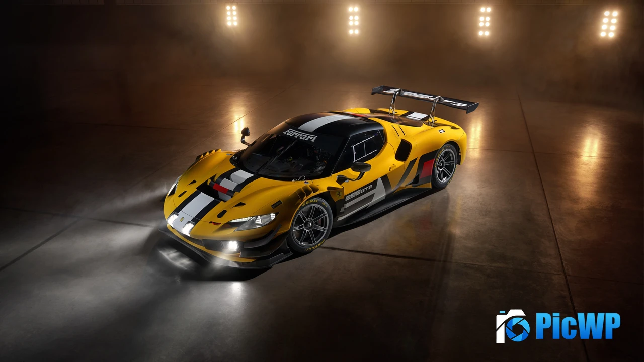 Ferrari 296 GT3 2023 8K PC Wallpaper