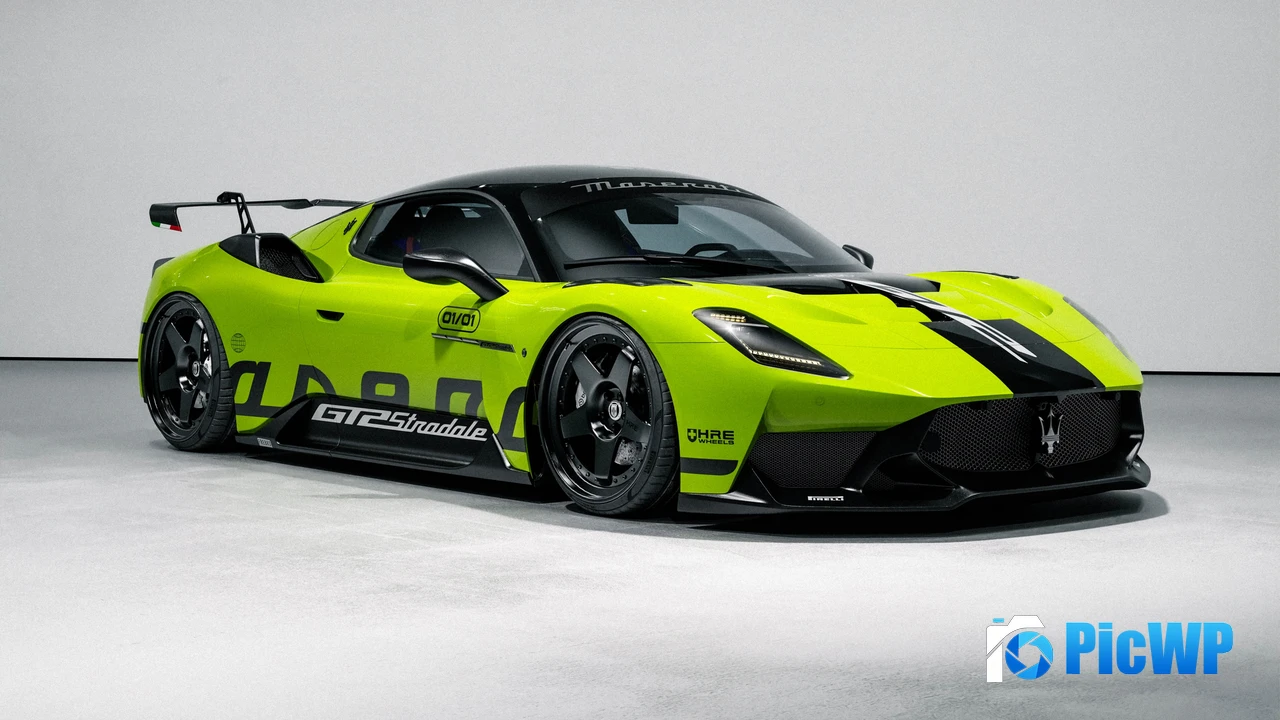 Maserati MC20 GT2 Stradale 2025 4K PC Wallpaper