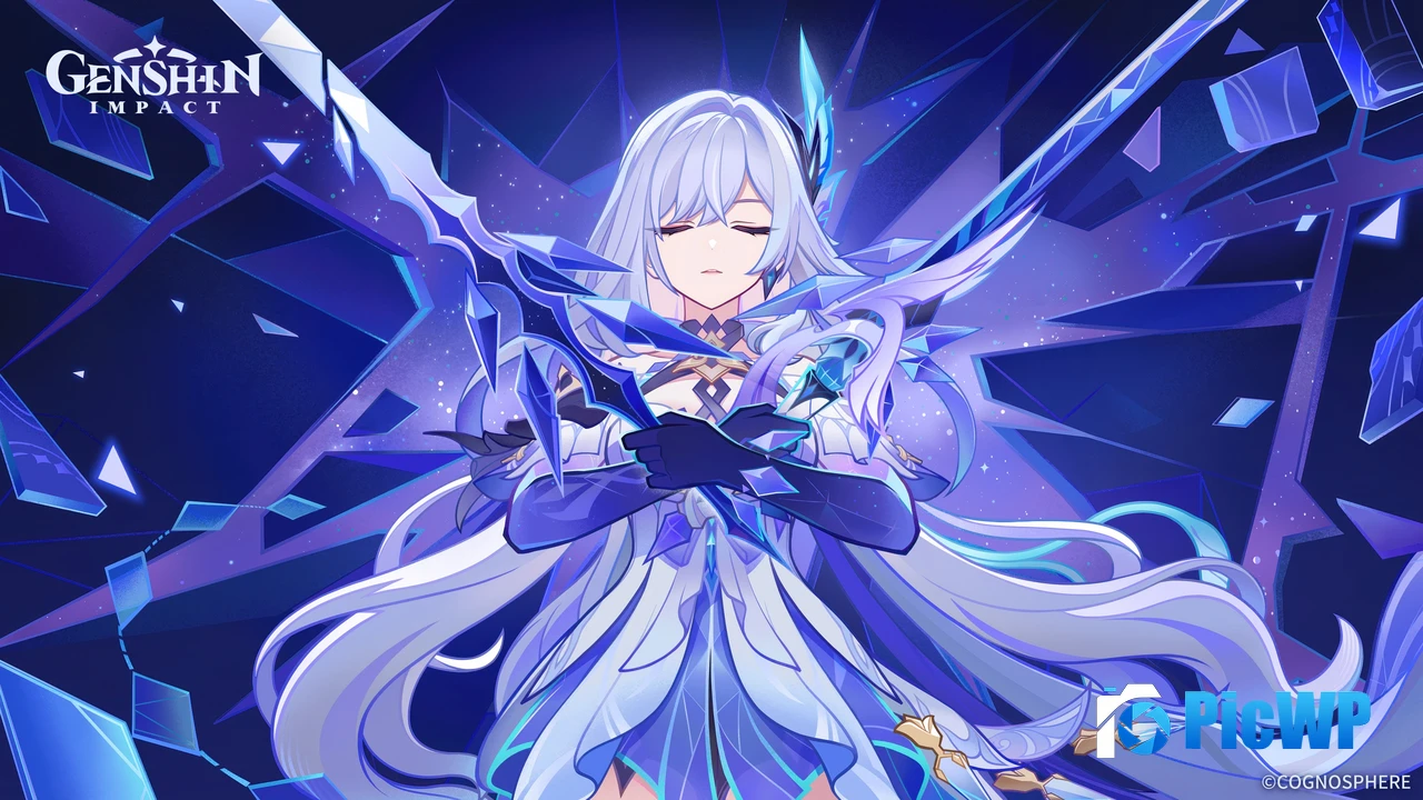 Skirk Anime girl 4K PC Wallpaper