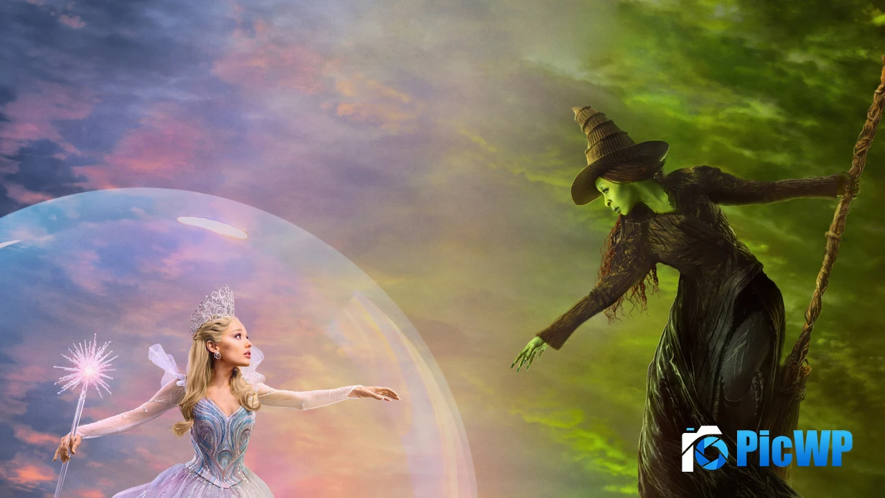 Wicked: For Good Ariana Grande 3K Mobile Wallpaper