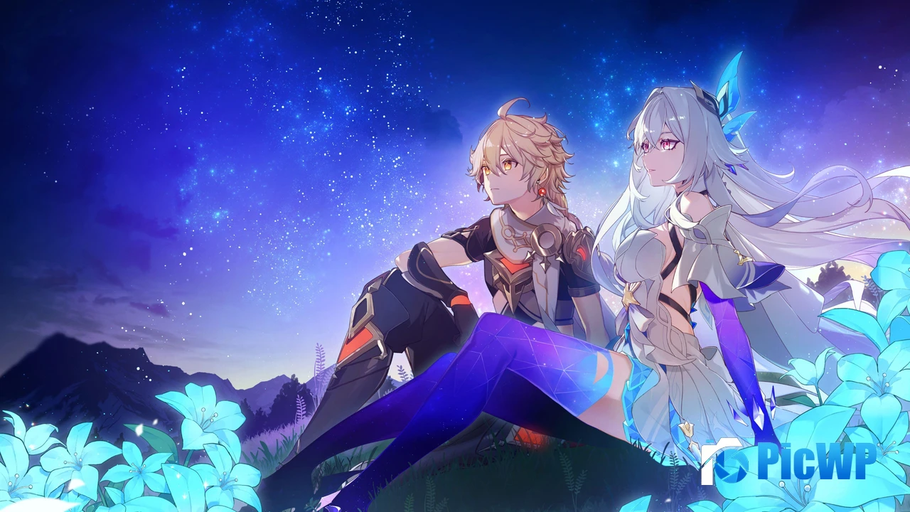 Aether Skirk 4K PC Wallpaper