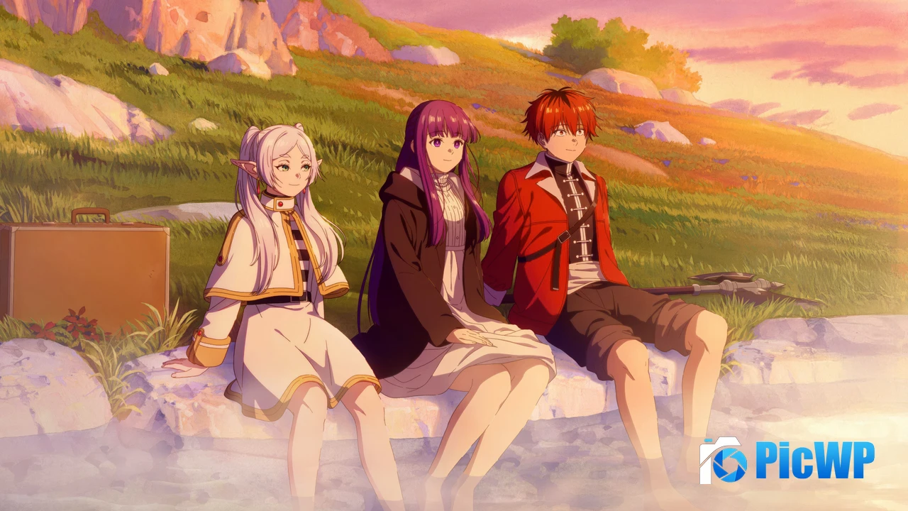 Frieren: Beyond Journey039s End Character art 5K PC Wallpaper