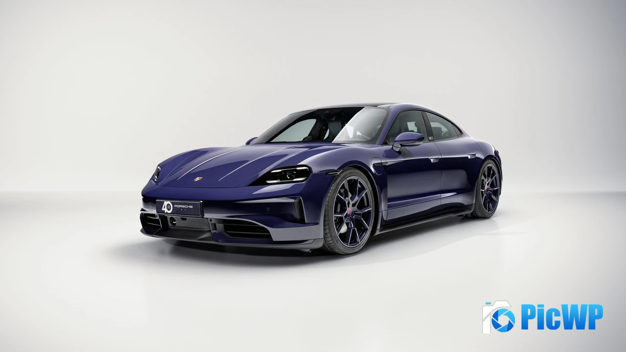 Porsche Taycan 4 3K Mobile Wallpaper