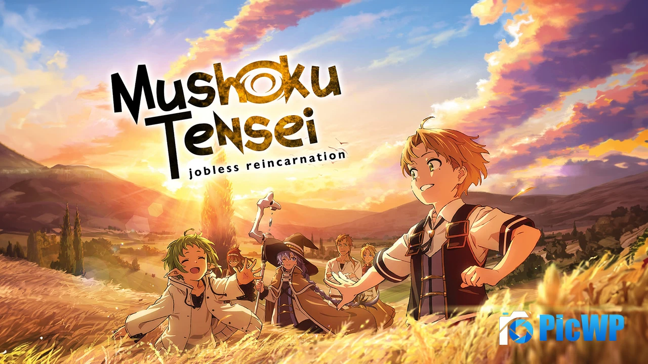 Mushoku Tensei: Jobless Reincarnation Anime poster 4K PC Wallpaper