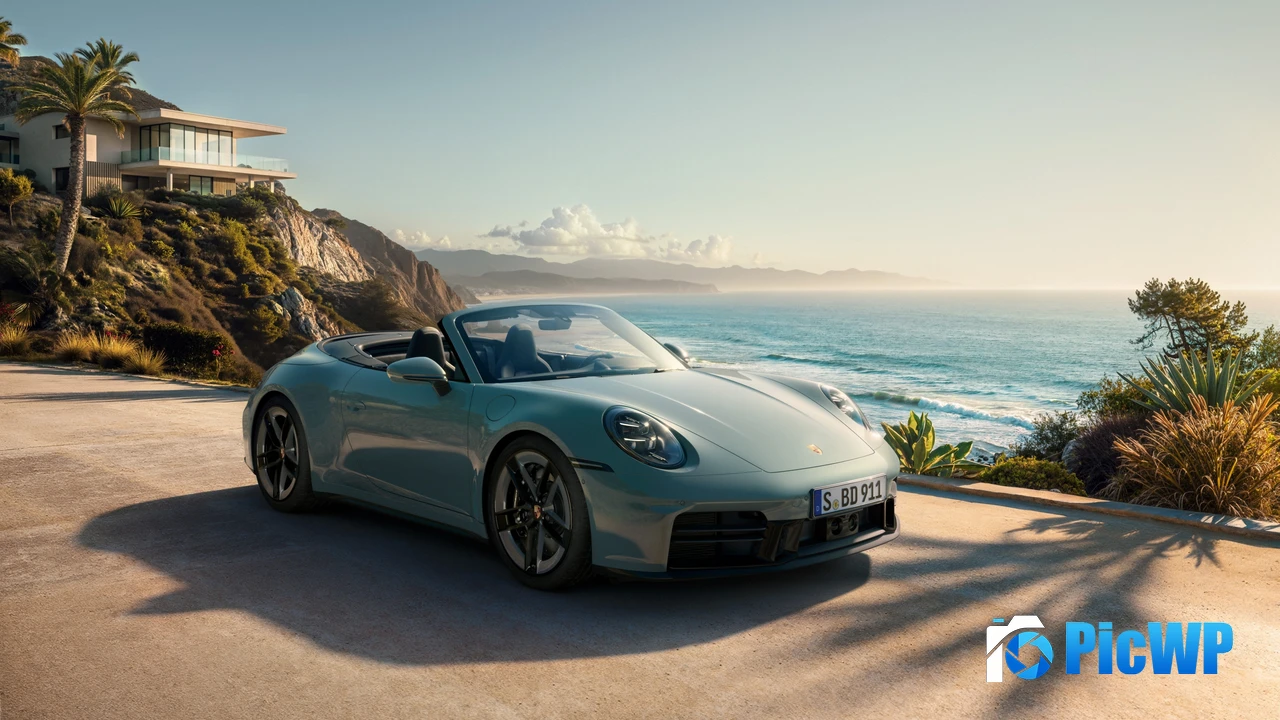 Porsche 911 Carrera 4S Cabriolet 2025 4K PC Wallpaper