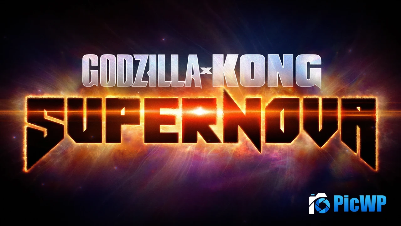 Godzilla x Kong: Supernova Logo 4K PC Wallpaper