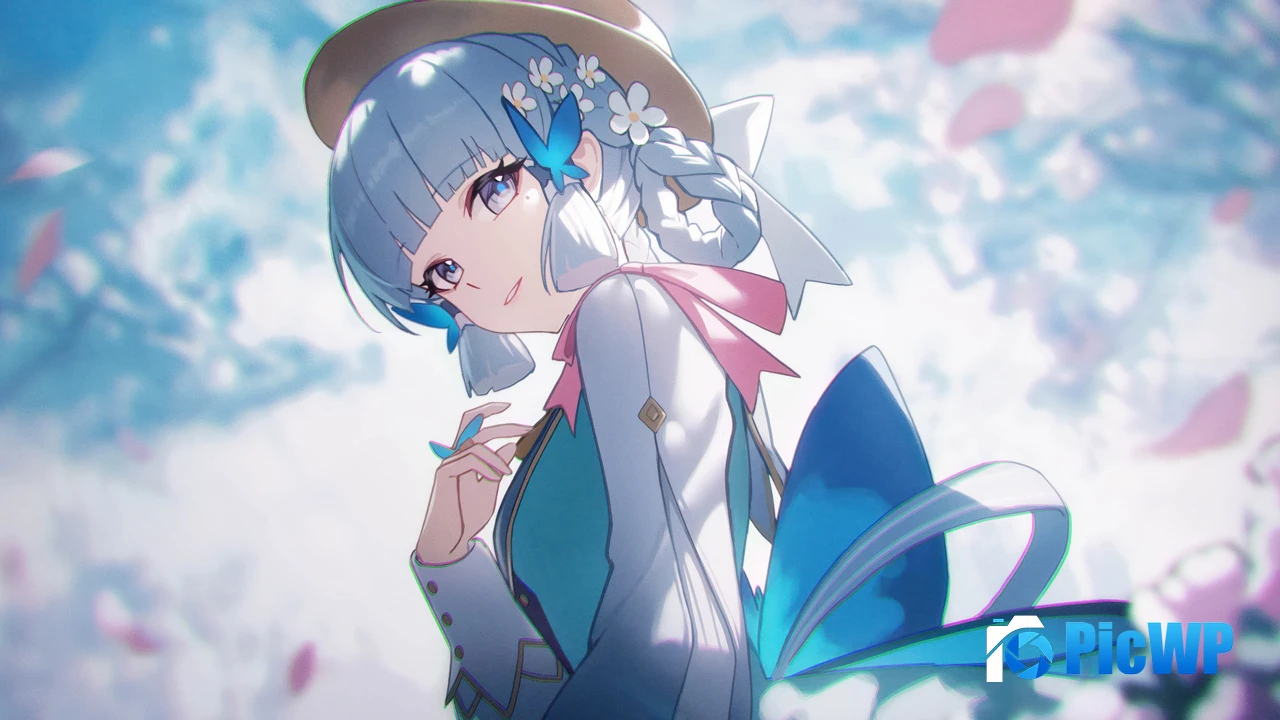 Kamisato Ayaka 4K PC Wallpaper
