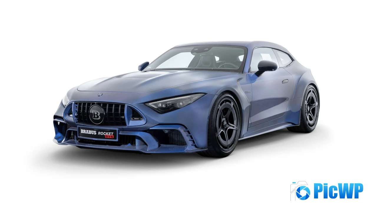 Brabus Rocket GTS Deep blue 4K PC Wallpaper