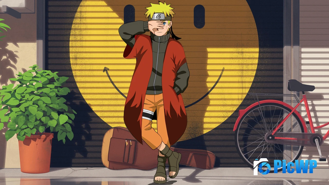 Naruto Uzumaki Smiley face 4K PC Wallpaper