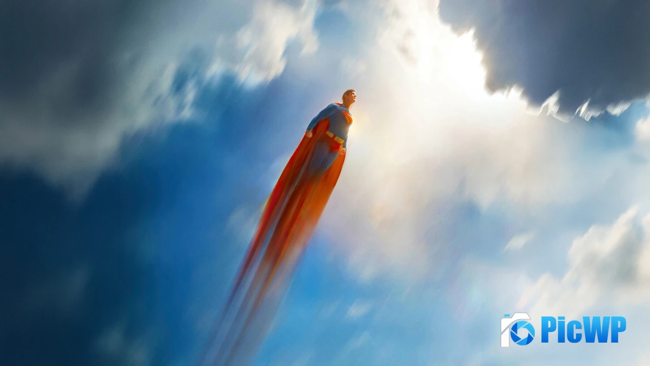 Superman Flying 4K PC Wallpaper