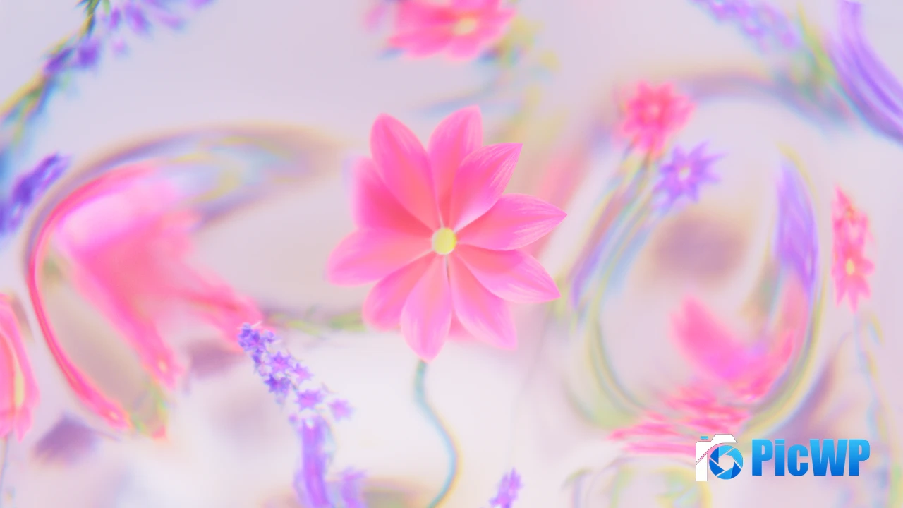 Dreamy Abstract flower 4K PC Wallpaper