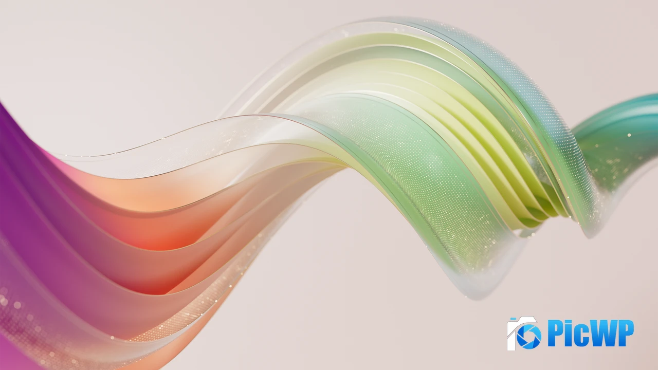 Abstract art Fluid gradient 4K PC Wallpaper
