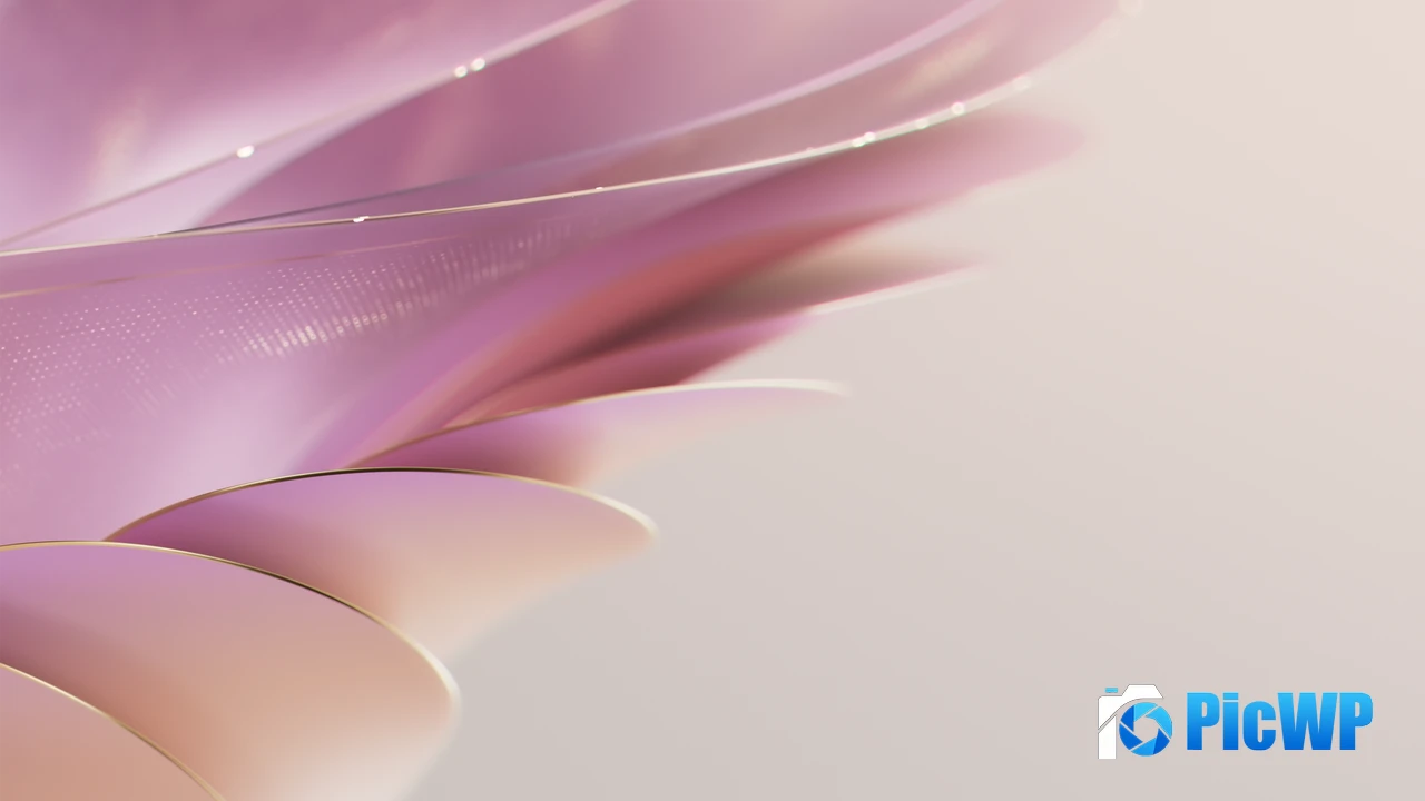 Pink abstract 3D background 4K PC Wallpaper